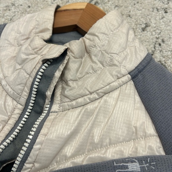 Smartwool M GUC Smartloft double propulsion W Gray and Cream Quilted Jacket - Picture 13 of 13
